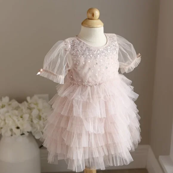 Tutu Du Monde | Dresses | Tutu Du Monde Blush Pink Beb Tutu Dress Party  Flower Girl Portrait Nwt | Poshmark